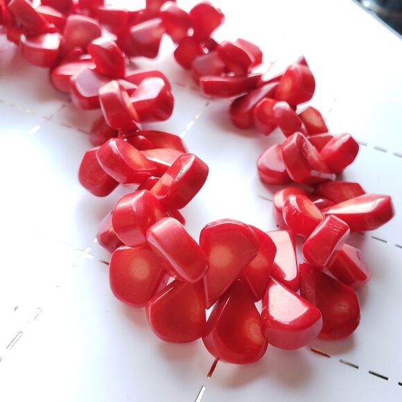 Coral Statement Necklace - Picture 4 of 4